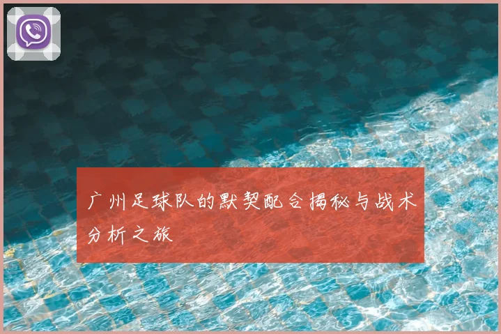 广州足球队的默契配合揭秘与战术分析之旅