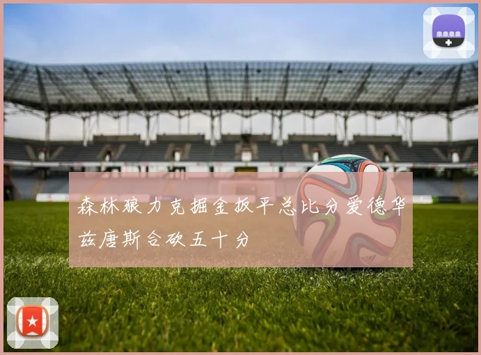 森林狼力克掘金扳平总比分爱德华兹唐斯合砍五十分