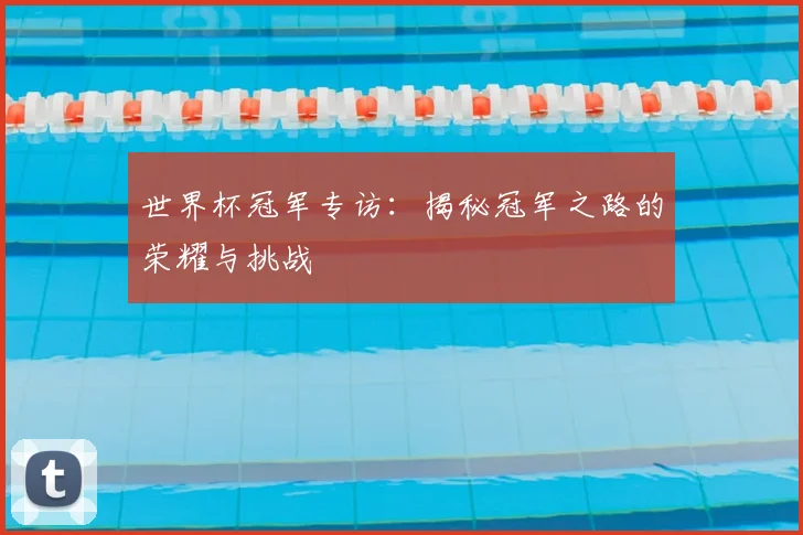 世界杯冠军专访：揭秘冠军之路的荣耀与挑战